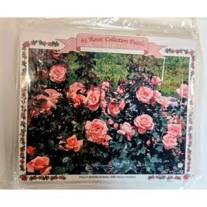Rose Garden Jigsaw Puzzle 500 Pieces Complete Floral Print New